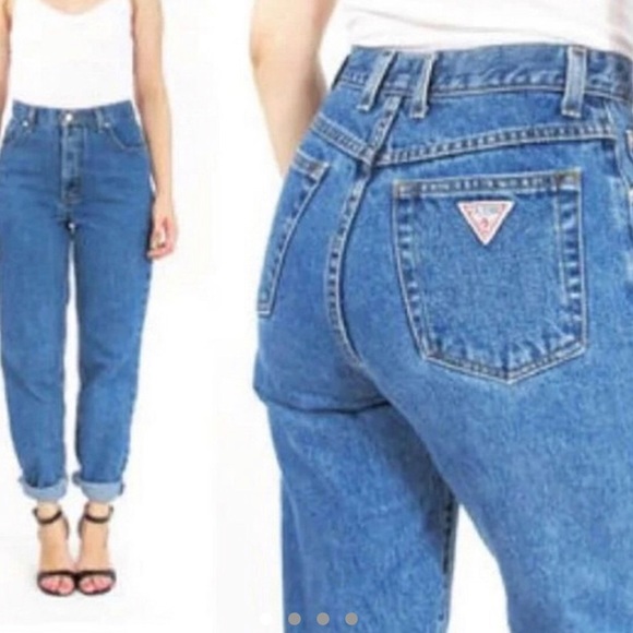 Guess Jeans Ultra High Waisted Vintage Guess 50 Jeans Poshmark